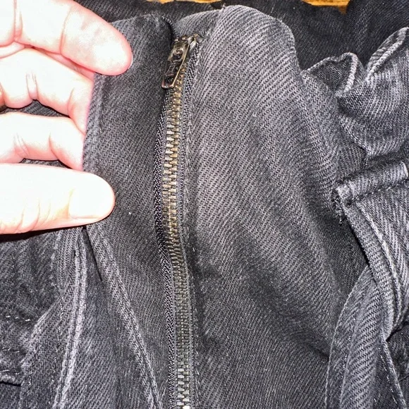 IRO Hovy Paperbag Mini Denim Skirt Sz 2 - Picture 8 of 11